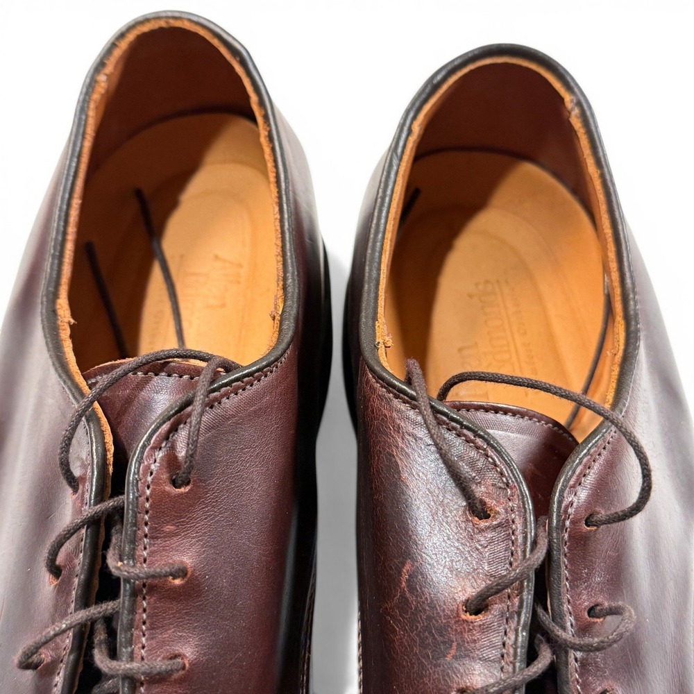 Allen Edmonds Holbrook 1558 Mens 10 D Brown Chromexcel Leather Derby Shoes USA - Picture 13 of 14